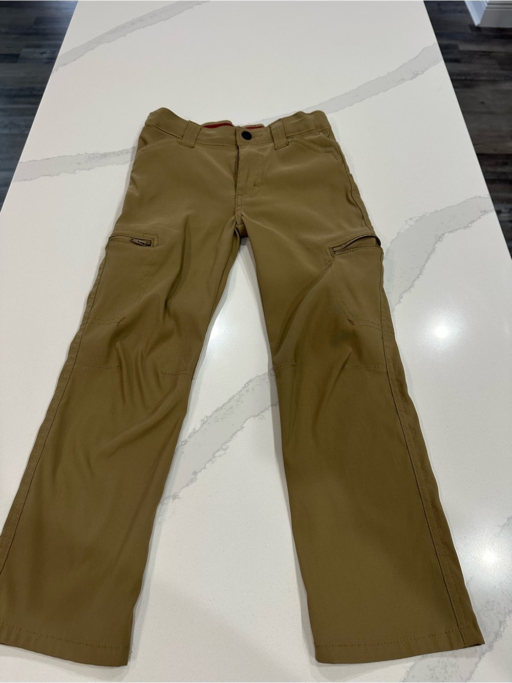 Wrangler Brown Cargo Pants with Zip Pockets